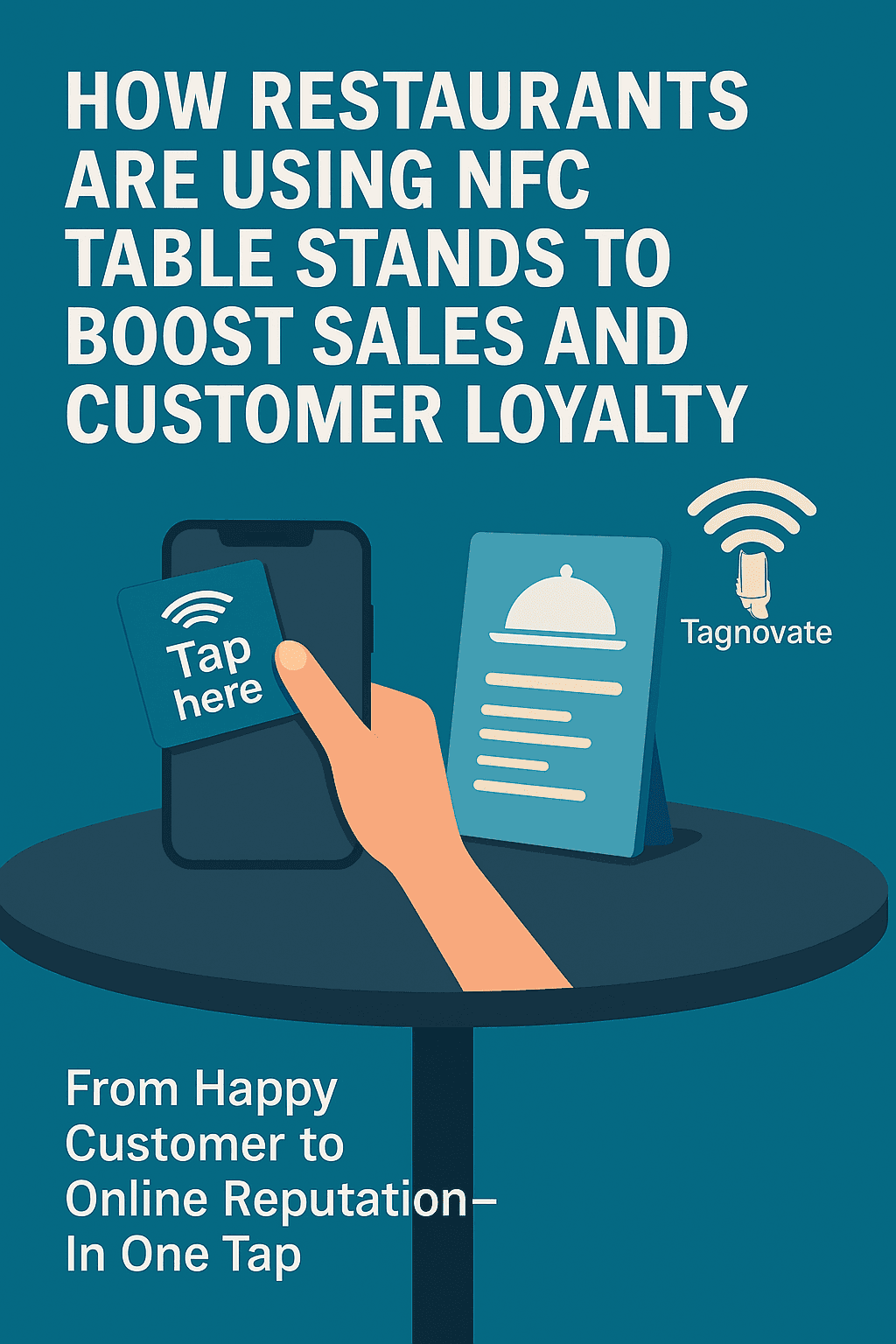 🍽️ How Restaurants Are Using NFC Table Stands to Boost Sales and Customer Loyalty